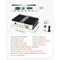 Ενισχυτής αυτοκινήτου VEVOR Monoblock, 800W RMS MAX, 1/2/4 Ohm Stable, Ενισχυτής ήχου αυτοκινήτου κατηγορίας D 1 καναλιού με απομακρυσμένο έλεγχο επιπέδου υπογούφερ, φίλτρο χαμηλής διέλευσης, ενίσχυση μπάσων & μετατόπιση φάσης, ελεγκτής έντασης ήχου