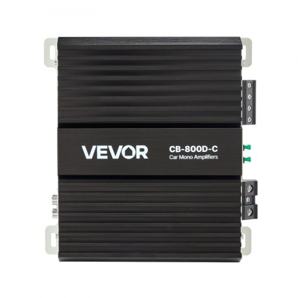 Ενισχυτής αυτοκινήτου VEVOR Monoblock, 800W RMS MAX, 1/2/4 Ohm Stable, Ενισχυτής ήχου αυτοκινήτου κατηγορίας D 1 καναλιού με απομακρυσμένο έλεγχο επιπέδου υπογούφερ, φίλτρο χαμηλής διέλευσης, ενίσχυση μπάσων & μετατόπιση φάσης, ελεγκτής έντασης ήχου