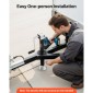 VEVOR 2267 kg A-Frame Trailer Jack, 381 mm Vertical Travel, Trailer Lift Jack with Adjustable 7-Level Drop Leg & Drill Socket, Cordless Drill Συμβατό, Κατάλληλο για RV, Utility, Yacht Trailers