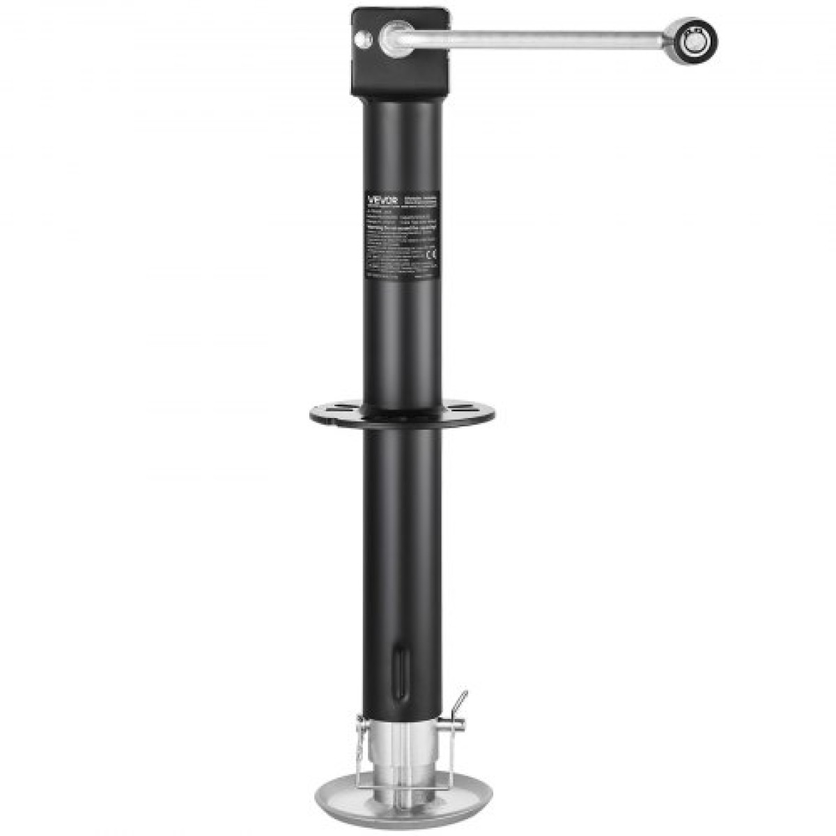VEVOR 2267 kg A-Frame Trailer Jack, 381 mm Vertical Travel, Trailer Lift Jack with Adjustable 7-Level Drop Leg & Drill Socket, Cordless Drill Συμβατό, Κατάλληλο για RV, Utility, Yacht Trailers