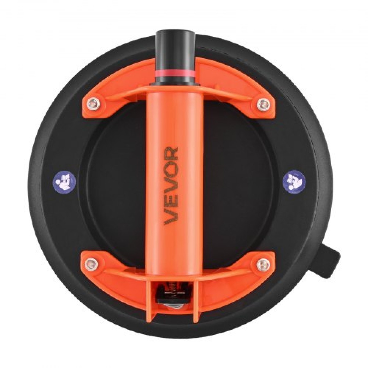 Βεντούζα VEVOR Vacuum, 203 mm Vacuum Glass Lifter με λαβή ABS, Μέγιστη ανυψωτική ικανότητα 180 kg Εργαλείο βεντούζας πλακιδίων με θήκη μεταφοράς για ανύψωση μεγάλων πλακιδίων, γρανίτη, γυψοσανίδας, παράθυρα (1-συσκευασία)