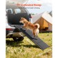 Ράμπα σκυλιών VEVOR για αυτοκίνητα, 180 x 43,2 cm, πτυσσόμενες ράμπες κατοικίδιων ζώων για μεσαίους και μεγάλους σκύλους έως 113 κιλά, ράμπα σκαλοπατιών για κατοικίδια με αντιολισθητική επιφάνεια τσόχα, φορητές ράμπες εξωτερικού χώρου για αυτοκίνητα SUV &