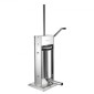VEVOR Manual Sausage Stuffer, 33 LBS / 15 L Vertical Meat Stuffer, Heavy Duty Case Sausage Meat Stuffing Machine, Γεμιστικό από ανοξείδωτο χάλυβα διπλής ταχύτητας με 5 σωλήνες πλήρωσης, για εμπορική και οικιακή χρήση