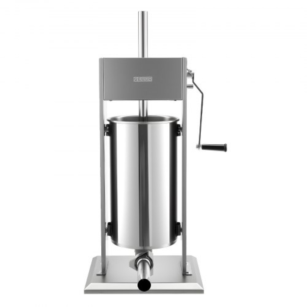 VEVOR Manual Sausage Stuffer, 33 LBS / 15 L Vertical Meat Stuffer, Heavy Duty Case Sausage Meat Stuffing Machine, Γεμιστικό από ανοξείδωτο χάλυβα διπλής ταχύτητας με 5 σωλήνες πλήρωσης, για εμπορική και οικιακή χρήση