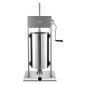 VEVOR Manual Sausage Stuffer, 33 LBS / 15 L Vertical Meat Stuffer, Heavy Duty Case Sausage Meat Stuffing Machine, Γεμιστικό από ανοξείδωτο χάλυβα διπλής ταχύτητας με 5 σωλήνες πλήρωσης, για εμπορική και οικιακή χρήση