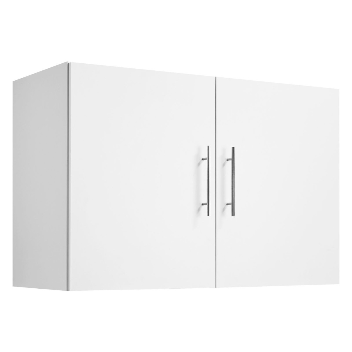 Ντουλάπι τοίχου VEVOR Laundry Room, Κρεμαστό ντουλάπι τοίχου 2 επιπέδων με ρυθμιζόμενο ράφι, ντουλάπι αποθήκευσης με 2 πόρτες, για κουζίνα, μπάνιο, πλυντήριο, 40,6 x 91,4 x 61 cm (Β x Π x Υ), Λευκό