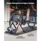 VEVOR Bike Trainer, 660,4-736,6 mm & 700C Wheels, Πτυσσόμενη βάση Fluid Bicycle Stationary Trainer για ιππασία σε εσωτερικό χώρο με σουβλάκι γρήγορης απελευθέρωσης & μπλοκ μπροστινού τροχού, ταιριάζει σε ποδήλατα δρόμου, μαύρο
