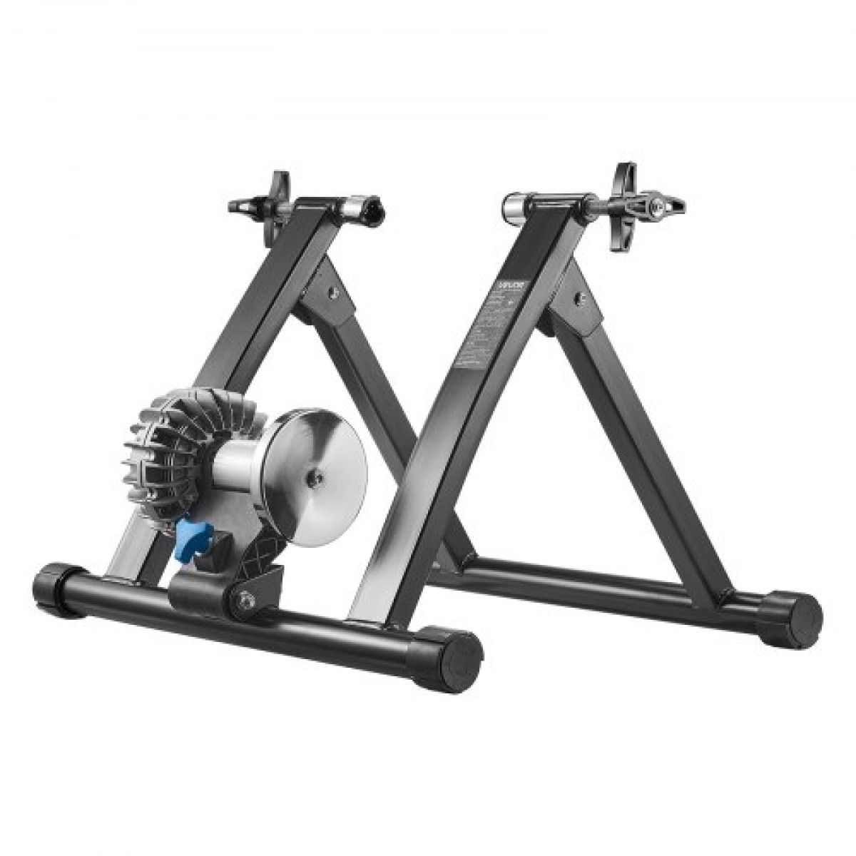 VEVOR Bike Trainer, 660,4-736,6 mm & 700C Wheels, Πτυσσόμενη βάση Fluid Bicycle Stationary Trainer για ιππασία σε εσωτερικό χώρο με σουβλάκι γρήγορης απελευθέρωσης & μπλοκ μπροστινού τροχού, ταιριάζει σε ποδήλατα δρόμου, μαύρο