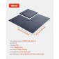 VEVOR Πλακάκια δαπέδου γκαράζ Interlocking, 8 Pack 513 x 513 x 5 mm Interlocking Modular Floor Garage Galage Poss, Diamond Plate Αντιολισθητικά χαλάκια PVC για εργαστήριο, Αποθήκη, Εργαλειοθήκη, Γκρι γραφίτη