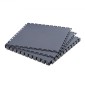 VEVOR Πλακάκια δαπέδου γκαράζ Interlocking, 8 Pack 513 x 513 x 5 mm Interlocking Modular Floor Garage Galage Poss, Diamond Plate Αντιολισθητικά χαλάκια PVC για εργαστήριο, Αποθήκη, Εργαλειοθήκη, Γκρι γραφίτη