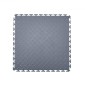 VEVOR Πλακάκια δαπέδου γκαράζ Interlocking, 8 Pack 513 x 513 x 5 mm Interlocking Modular Floor Garage Galage Poss, Diamond Plate Αντιολισθητικά χαλάκια PVC για εργαστήριο, Αποθήκη, Εργαλειοθήκη, Γκρι γραφίτη