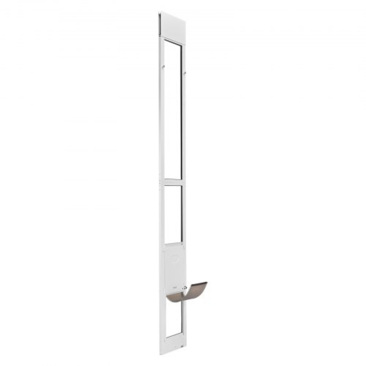 VEVOR Dog Dog Door για Συρόμενη Γυάλινη Πόρτα, 2311-2439 mm Ρυθμιζόμενο Ύψος, Σκελετός από κράμα αλουμινίου με μεταλλικούς περιστρεφόμενους μεντεσέδες, Σχέδιο κλειδαριάς, 209,6 x 311,2 mm πτερύγιο, συρόμενη γυάλινη πόρτα για κατοικίδια για ενοικιαστές