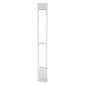 VEVOR Dog Dog Door για Συρόμενη Γυάλινη Πόρτα, 2311-2439 mm Ρυθμιζόμενο Ύψος, Σκελετός από κράμα αλουμινίου με μεταλλικούς περιστρεφόμενους μεντεσέδες, Σχέδιο κλειδαριάς, 209,6 x 311,2 mm πτερύγιο, συρόμενη γυάλινη πόρτα για κατοικίδια για ενοικιαστές