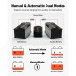VEVOR Dual Battery Isolator, 12V 300 Amp, χειροκίνητο και αυτόματο VSR Voltage Sensitive Relay με οθόνη LCD, Smart Battery Isolator για μπαταρίες λιθίου και μολύβδου, για φορτηγό αυτοκινήτου RV UTV ATV Boat