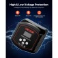 VEVOR Dual Battery Isolator, 12V 300 Amp, χειροκίνητο και αυτόματο VSR Voltage Sensitive Relay με οθόνη LCD, Smart Battery Isolator για μπαταρίες λιθίου και μολύβδου, για φορτηγό αυτοκινήτου RV UTV ATV Boat