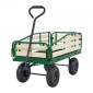 VEVOR Pull-Along Wagon για παιδιά, Βαγόνια νηπίων 101 cm με πτυσσόμενο ξύλινο πάνελ και λαβή, υποστηρίζει ελαστικά παντός εδάφους έως 250 kg, 25,4 cm, Δώρο γενεθλίων για παιδικό καρότσι για παιδική κηπουρική