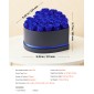 VEVOR Forever Flowers, 27 διατηρημένα τριαντάφυλλα σε κουτί σε σχήμα καρδιάς, Αιώνια λουλούδια Αθάνατη ανθοδέσμη Δώρο γενεθλίων για γυναίκες Μητέρες της γυναίκας της, επέτειος, ημέρα του Αγίου Βαλεντίνου, Χριστούγεννα, Βασιλικό Μπλε