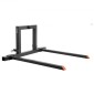 Πιρούνια παλετών VEVOR 3 Point Hitch, 680 kg Σφιγκτήρας σε πιρούνια παλέτας, 128 cm Συνολικό μήκος βαρέως τύπου πιρούνι τρακτέρ με 73,5-117 cm ρυθμιζόμενο πλάτος πιρουνιού, εξαρτήματα γρήγορης κοτσαδόρου για τρακτέρ Κατηγορίας 1