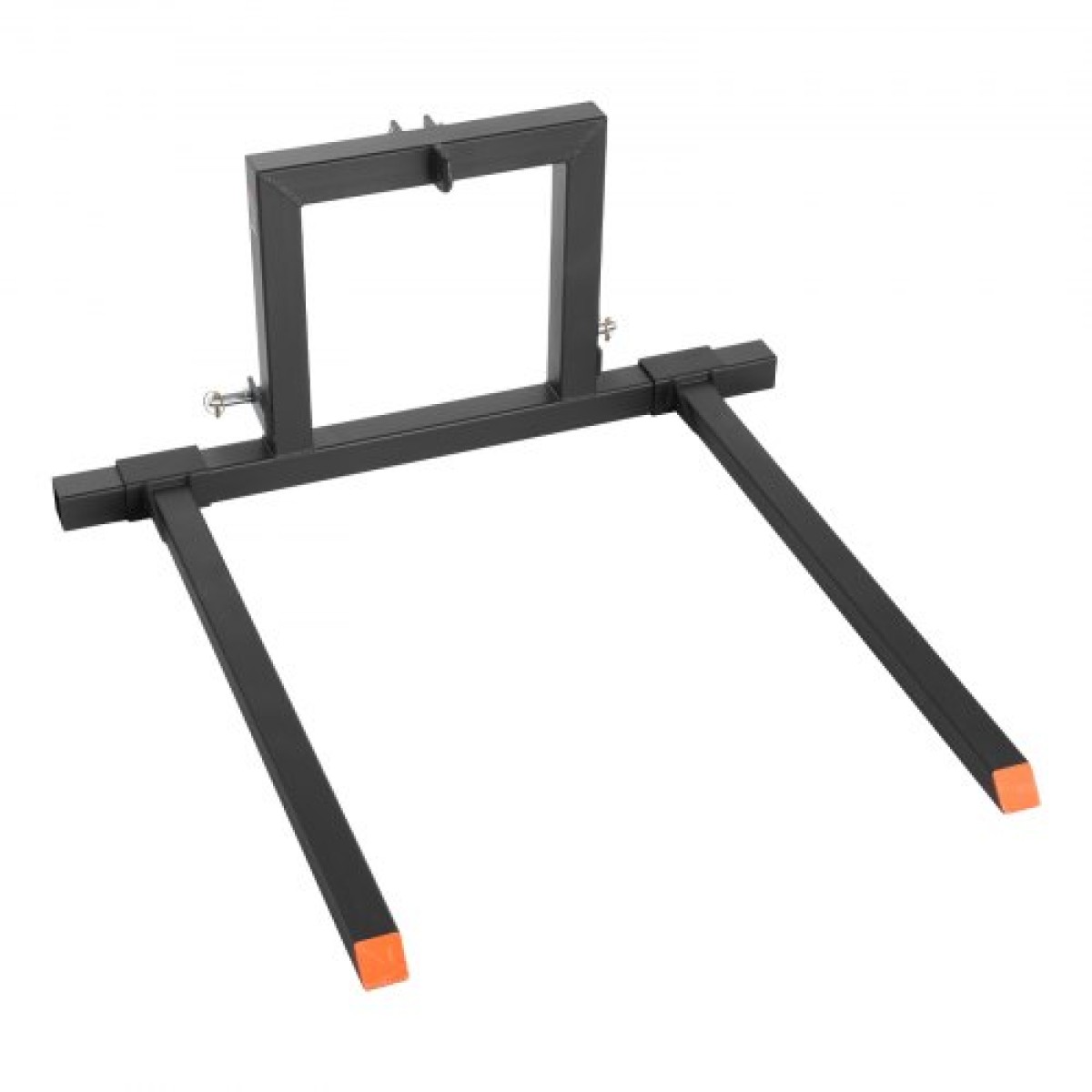 Πιρούνια παλετών VEVOR 3 Point Hitch, 680 kg Σφιγκτήρας σε πιρούνια παλέτας, 128 cm Συνολικό μήκος βαρέως τύπου πιρούνι τρακτέρ με 73,5-117 cm ρυθμιζόμενο πλάτος πιρουνιού, εξαρτήματα γρήγορης κοτσαδόρου για τρακτέρ Κατηγορίας 1