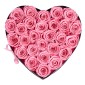 VEVOR Forever Flowers, 27 διατηρημένα τριαντάφυλλα σε κουτί σε σχήμα καρδιάς, Αιώνια λουλούδια Αθάνατη ανθοδέσμη Δώρο γενεθλίων για γυναίκες Μητέρες της γυναίκας της, Επέτειος, Ημέρα του Αγίου Βαλεντίνου, Χριστούγεννα, Ροζ