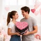 VEVOR Forever Flowers, 27 διατηρημένα τριαντάφυλλα σε κουτί σε σχήμα καρδιάς, Αιώνια λουλούδια Αθάνατη ανθοδέσμη Δώρο γενεθλίων για γυναίκες Μητέρες της γυναίκας της, Επέτειος, Ημέρα του Αγίου Βαλεντίνου, Χριστούγεννα, Ροζ