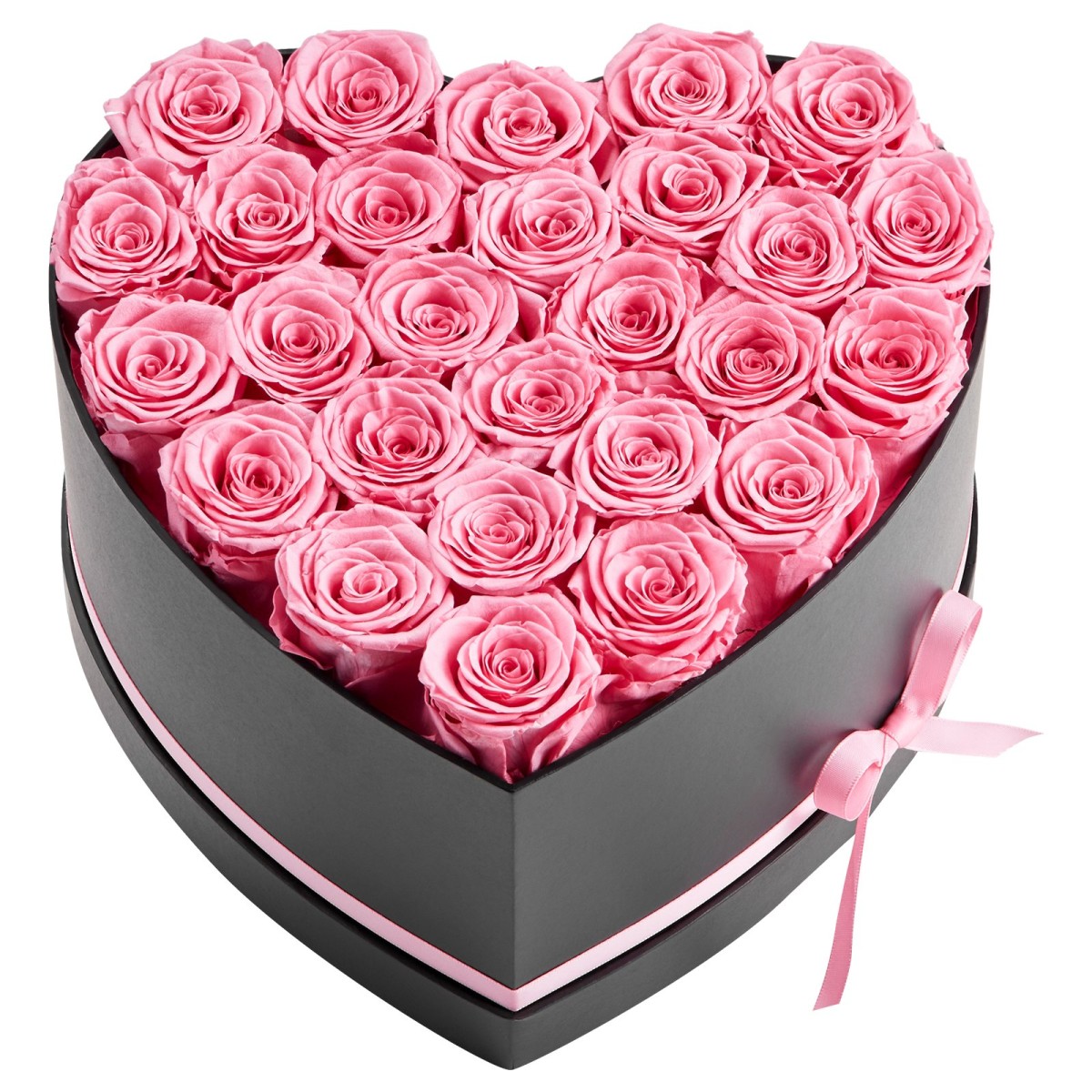 VEVOR Forever Flowers, 27 διατηρημένα τριαντάφυλλα σε κουτί σε σχήμα καρδιάς, Αιώνια λουλούδια Αθάνατη ανθοδέσμη Δώρο γενεθλίων για γυναίκες Μητέρες της γυναίκας της, Επέτειος, Ημέρα του Αγίου Βαλεντίνου, Χριστούγεννα, Ροζ