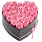 VEVOR Forever Flowers, 27 διατηρημένα τριαντάφυλλα σε κουτί σε σχήμα καρδιάς, Αιώνια λουλούδια Αθάνατη ανθοδέσμη Δώρο γενεθλίων για γυναίκες Μητέρες της γυναίκας της, Επέτειος, Ημέρα του Αγίου Βαλεντίνου, Χριστούγεννα, Ροζ
