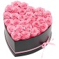 VEVOR Forever Flowers, 27 διατηρημένα τριαντάφυλλα σε κουτί σε σχήμα καρδιάς, Αιώνια λουλούδια Αθάνατη ανθοδέσμη Δώρο γενεθλίων για γυναίκες Μητέρες της γυναίκας της, Επέτειος, Ημέρα του Αγίου Βαλεντίνου, Χριστούγεννα, Ροζ