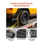 VEVOR E-Track Tie-Down Rail Kit, 6 Pack 1,5 m E Rails Track, 26 Pcs Περιλαμβάνει 2 Ratchet Straps & 6 O-Rings & 6 Tie-Offs with D-Ring & 12 End Caps, Fit for Garages Vans Trailers Motorcycles