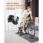 VEVOR Bike Trainer, Αντίσταση 6 Επιπέδων, Τροχοί 660,4-736,6 mm & 700C, Πτυσσόμενη μαγνητική σταθερή βάση ποδηλάτου για ιππασία άσκησης σε εσωτερικούς χώρους με σουβλάκι γρήγορης απελευθέρωσης & μπλοκ ανύψωσης μπροστινού τροχού, μαύρο