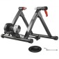 VEVOR Bike Trainer, Αντίσταση 6 Επιπέδων, Τροχοί 660,4-736,6 mm & 700C, Πτυσσόμενη μαγνητική σταθερή βάση ποδηλάτου για ιππασία άσκησης σε εσωτερικούς χώρους με σουβλάκι γρήγορης απελευθέρωσης & μπλοκ ανύψωσης μπροστινού τροχού, μαύρο