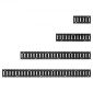 VEVOR E-Track Tie-Down Rail Kit, 8 Pack (1,5m+1,2m+0,6m+0,3m) E Track Rails, 36 τμχ Περιλαμβάνει 2 Ratchet Straps & 8 O-Rings & 8 Tie-Offs with D-Ring & 2 Single Endes for Vans & Filiters
