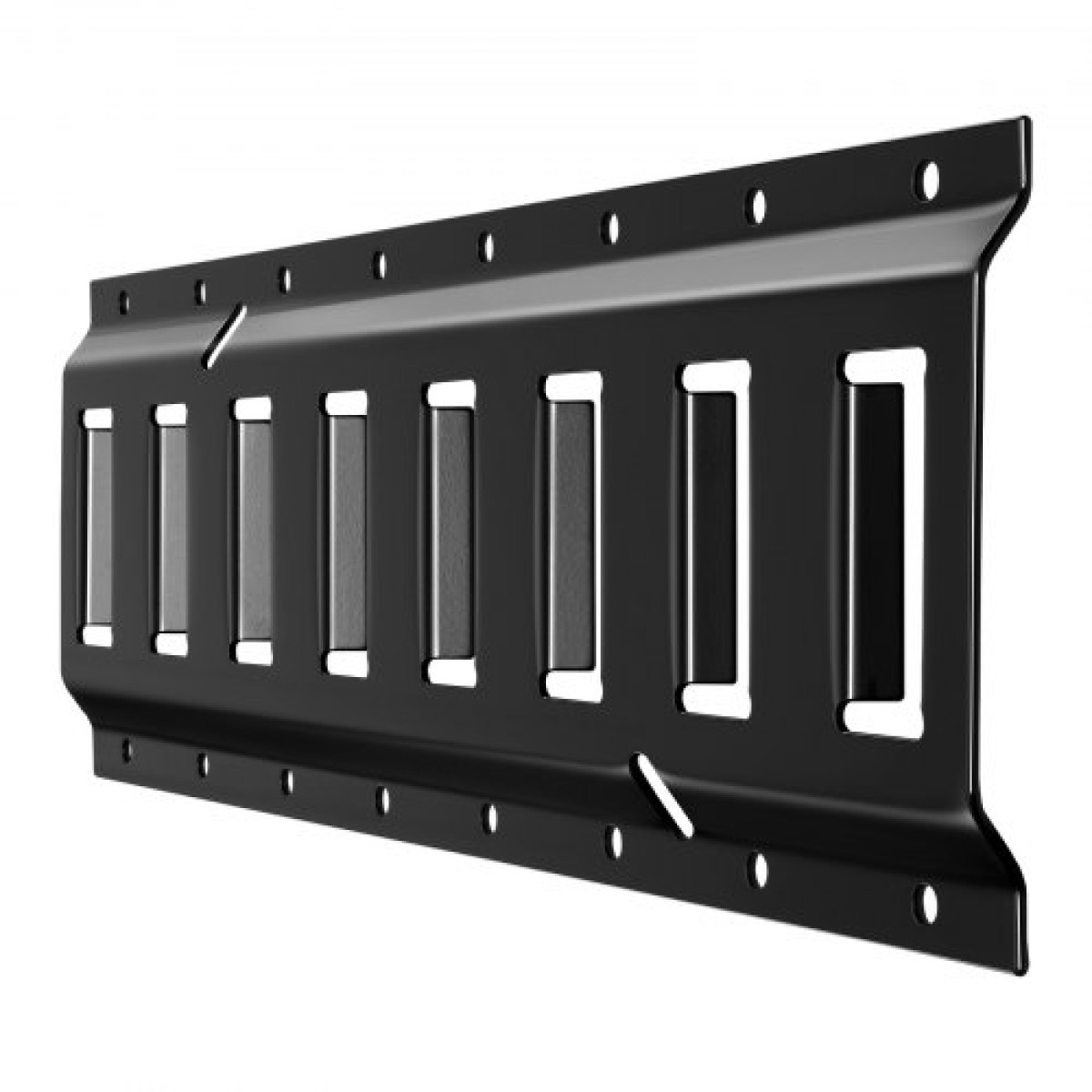 VEVOR E-Track Tie-Down Rail Kit, 4 Pack 0,4 m E Tracks Set, 21 τμχ Περιλαμβάνει 2 ιμάντες καστάνιας & 4 O-Rings & 4 Tie-Off με D-Ring & 2 μονές αυλακώσεις & 8 End Caps & 1 Bag, Fit for Garages Vans Trail