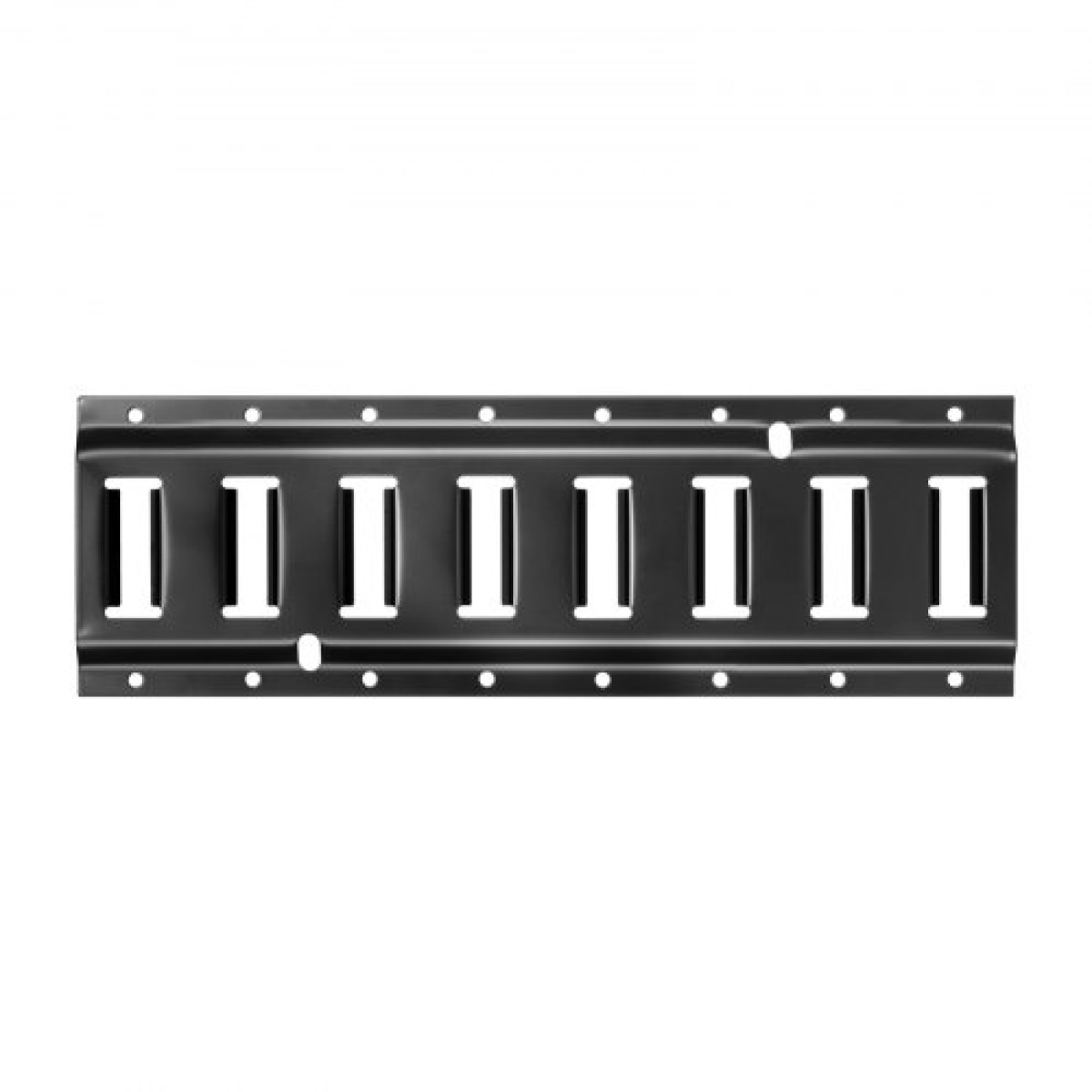 VEVOR E-Track Tie-Down Rail Kit, 4 Pack 0,4 m E Tracks Set, 21 τμχ Περιλαμβάνει 2 ιμάντες καστάνιας & 4 O-Rings & 4 Tie-Off με D-Ring & 2 μονές αυλακώσεις & 8 End Caps & 1 Bag, Fit for Garages Vans Trail