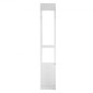 VEVOR Dog Dog Poor for Sliding Glass Door, 2311-2439 mm Ρυθμιζόμενο Ύψος, Σκελετός από κράμα αλουμινίου με μεταλλικούς περιστρεφόμενους μεντεσέδες, Σχέδιο ασφαλούς κλειδαριάς, 346 x 600 mm πτερύγιο, συρόμενη γυάλινη πόρτα για κατοικίδια για ενοικιαστές
