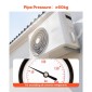 VEVOR 30,5m Mini Split Line Set, OD AC Copper Tubing Pipe, 3/8 White PE Thickened Insolated Coil with Flared Nuts, Strapping Tapes, for Mini Split Air Conditioner HVAC or Heat Pump System