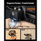 VEVOR Laser Engraver, 20W, Μηχάνημα χάραξης και κοπής με λέιζερ με κάμερα περιβλήματος, κόφτης λέιζερ, 36000 mm/min, 500 x 320 mm Περιοχή εργασίας, για ξύλο, δέρμα, γυαλί, χαρτί, ορισμένα μέταλλα, Κλάση 1