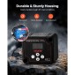 VEVOR Dual Battery Isolator Kit, 12V 140 Amp 13,3 mm² (6 AWG), χειροκίνητο και αυτόματο VSR Voltage Sensitive Relay με βολτόμετρο, οθόνη LCD, Smart Battery Isolator, Συμβατό με μπαταρίες λιθίου, για UTV, ATV