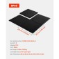 VEVOR Πλακάκια δαπέδου γκαράζ Interlocking, 8 Pack 513 x 513 x 5 mm Interlocking Modular Floor Garage Galage Poss, Diamond Plate Αντιολισθητικά χαλάκια PVC για εργαστήριο, Αποθήκη, Εργαλειοθήκη, Μαύρο