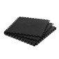 VEVOR Πλακάκια δαπέδου γκαράζ Interlocking, 8 Pack 513 x 513 x 5 mm Interlocking Modular Floor Garage Galage Poss, Diamond Plate Αντιολισθητικά χαλάκια PVC για εργαστήριο, Αποθήκη, Εργαλειοθήκη, Μαύρο