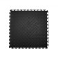 VEVOR Πλακάκια δαπέδου γκαράζ Interlocking, 8 Pack 513 x 513 x 5 mm Interlocking Modular Floor Garage Galage Poss, Diamond Plate Αντιολισθητικά χαλάκια PVC για εργαστήριο, Αποθήκη, Εργαλειοθήκη, Μαύρο