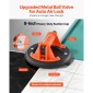 Βεντούζα VEVOR Vacuum, 203 mm Vacuum Glass Lifter με λαβή ABS, Μέγιστη ανυψωτική ικανότητα 180 kg Εργαλείο βεντούζας πλακιδίων με θήκη μεταφοράς για ανύψωση μεγάλων πλακιδίων, γρανίτη, γυψοσανίδα, παράθυρα (2-συσκευασία)