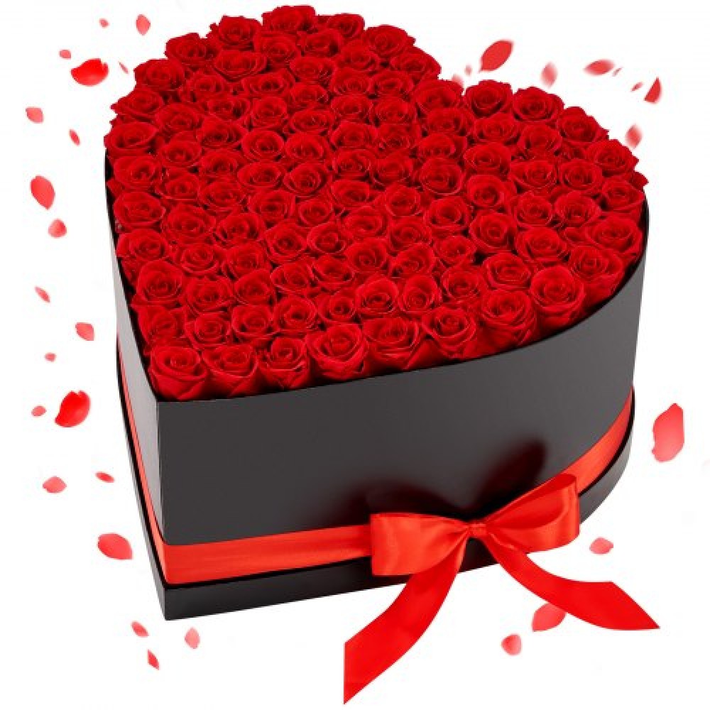 VEVOR Forever Flowers, 100 διατηρημένα τριαντάφυλλα σε κουτί σε σχήμα καρδιάς, Αιώνια λουλούδια Αθάνατη ανθοδέσμη Δώρο γενεθλίων για γυναίκες Μητέρες της γυναίκας της, Επέτειος, Ημέρα του Αγίου Βαλεντίνου, Χριστούγεννα, Κόκκινο
