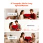 VEVOR Forever Flowers, 100 διατηρημένα τριαντάφυλλα σε κουτί σε σχήμα καρδιάς, Αιώνια λουλούδια Αθάνατη ανθοδέσμη Δώρο γενεθλίων για γυναίκες Μητέρες της γυναίκας της, Επέτειος, Ημέρα του Αγίου Βαλεντίνου, Χριστούγεννα, Κόκκινο