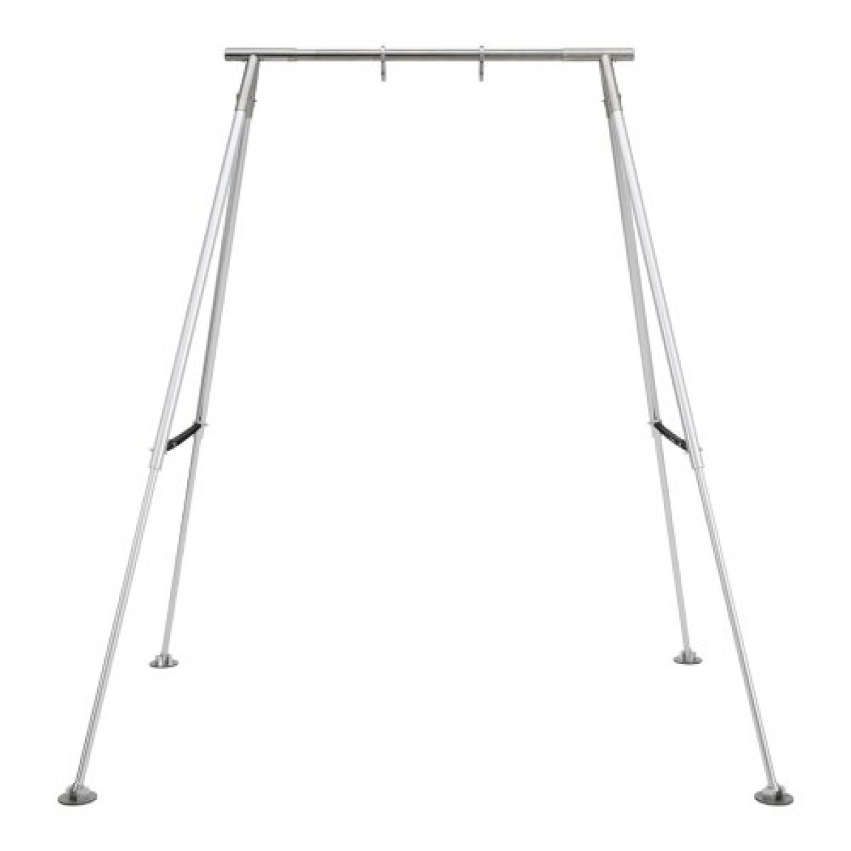 Πλαίσιο VEVOR Yoga Stand, Max 140,6 kg Load Swing Stand, Τριγωνική δομή Pull Up Stand, Εναέριες μεταξωτές βάσεις με ρυθμιζόμενο ύψος & πόδια πλαισίου αλουμινίου, μπάρα κορυφής από ανοξείδωτο χάλυβα