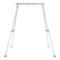 Πλαίσιο VEVOR Yoga Stand, Max 140,6 kg Load Swing Stand, Τριγωνική δομή Pull Up Stand, Εναέριες μεταξωτές βάσεις με ρυθμιζόμενο ύψος & πόδια πλαισίου αλουμινίου, μπάρα κορυφής από ανοξείδωτο χάλυβα