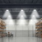 VEVOR 20 Pack LED High Bay Lights, 5000K 150W 21000LM Super Bright UFO LED Warehouse Lights, IP65 Waterproof, 100-277V Wide Voltage for Warehouse Workshop Factory Gym Garage Barn, Μαύρο