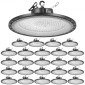 VEVOR 20 Pack LED High Bay Lights, 5000K 150W 21000LM Super Bright UFO LED Warehouse Lights, IP65 Waterproof, 100-277V Wide Voltage for Warehouse Workshop Factory Gym Garage Barn, Μαύρο