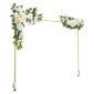VEVOR Over the Table Rod Stand με σφιγκτήρες, Ρυθμιζόμενο Μήκος 71-249 cm & Ύψος 33-106 cm, Βάση Επιτραπέζιας Αψίδας με Floral Αξεσουάρ, Χρυσό Μπαλόνι Κορνίζα για Χριστουγεννιάτικο πάρτι γενεθλίων γάμου