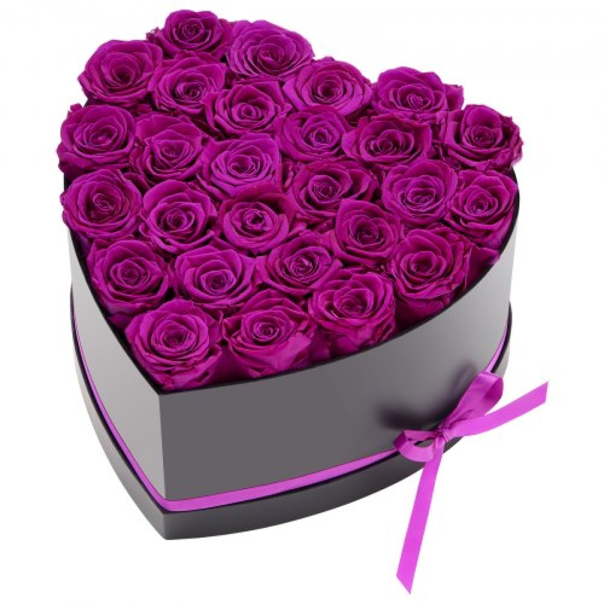 VEVOR Forever Flowers, 27 διατηρημένα τριαντάφυλλα σε κουτί σε σχήμα καρδιάς, Αιώνια λουλούδια Αθάνατη ανθοδέσμη Δώρο γενεθλίων για τις γυναίκες της γυναίκας της μητέρες, επέτειος, ημέρα του Αγίου Βαλεντίνου, Χριστούγεννα, Μωβ